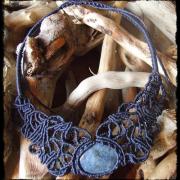 collier dentelle lapis bis