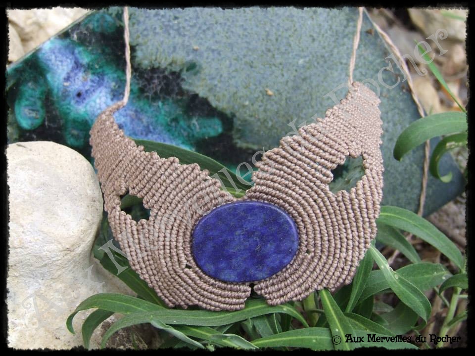 Collier lapis lazuli